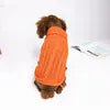 Solid Cotton Dog Sweater - Soft Winter Pet Apparel for All Sizes