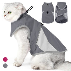Thick Windproof Cat Jacket - Heavy Duty Winter Coat for Small Pets