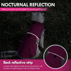 Thick Windproof Cat Jacket - Heavy Duty Winter Coat for Small Pets