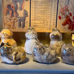 Transparent Cat Hair Storage Keychain - Pet Fur Keepsake Memorial Pendant