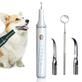 Ultrasonic Electric Dog Toothbrush | Professional Pet Plaque & Tartar Remover | Teeth Whitening & Dental Care