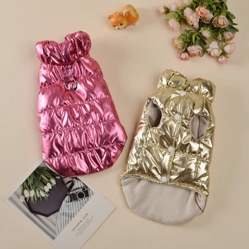 Waterproof Cat Coat with D-Ring - Windproof Winter Jacket for Dogs & Cats