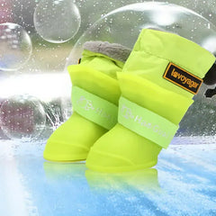 Waterproof Dog Boots - Anti-Slip Pet Shoes for Winter Rain & Snow Protection