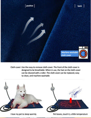Waterproof Pet Heating Pad - Electric Winter Warmer Blanket 45×60cm