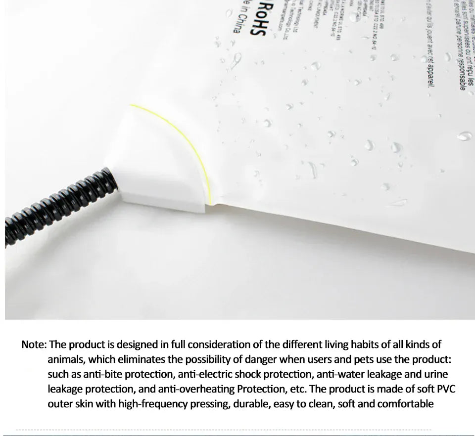 Waterproof Pet Heating Pad - Electric Winter Warmer Blanket 45×60cm