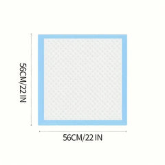 100-Count Super Absorbent Pet Urine Pads - Large Breed Puppy Potty Training Pads, Disposable Dog & Cat Housebreaking Mats