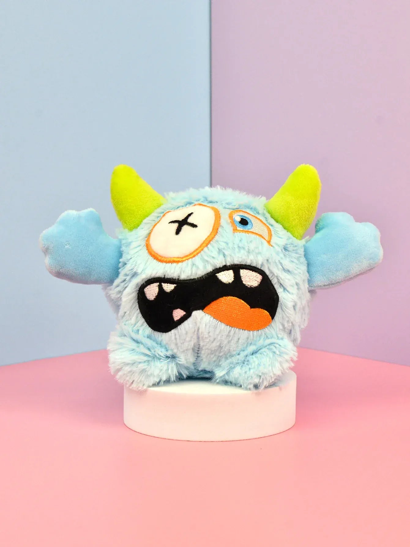 2-in-1 Moving Plush Squeaky Dog Ball | Interactive Motion Toy for Small Dogs | Halloween Pet Gift