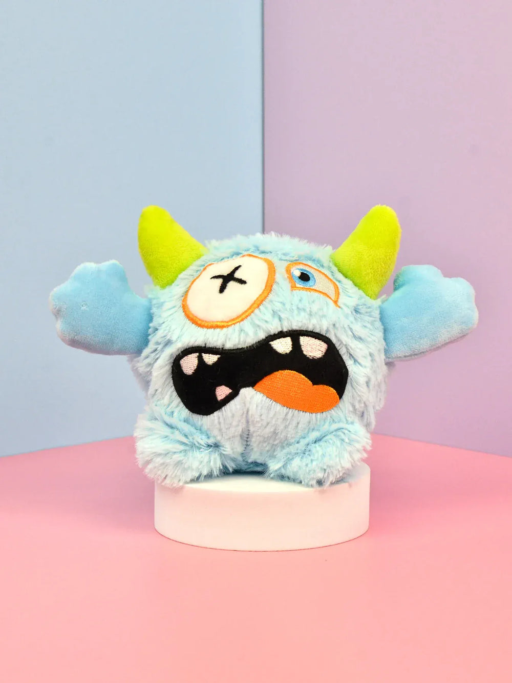 2-in-1 Moving Plush Squeaky Dog Ball | Interactive Motion Toy for Small Dogs | Halloween Pet Gift