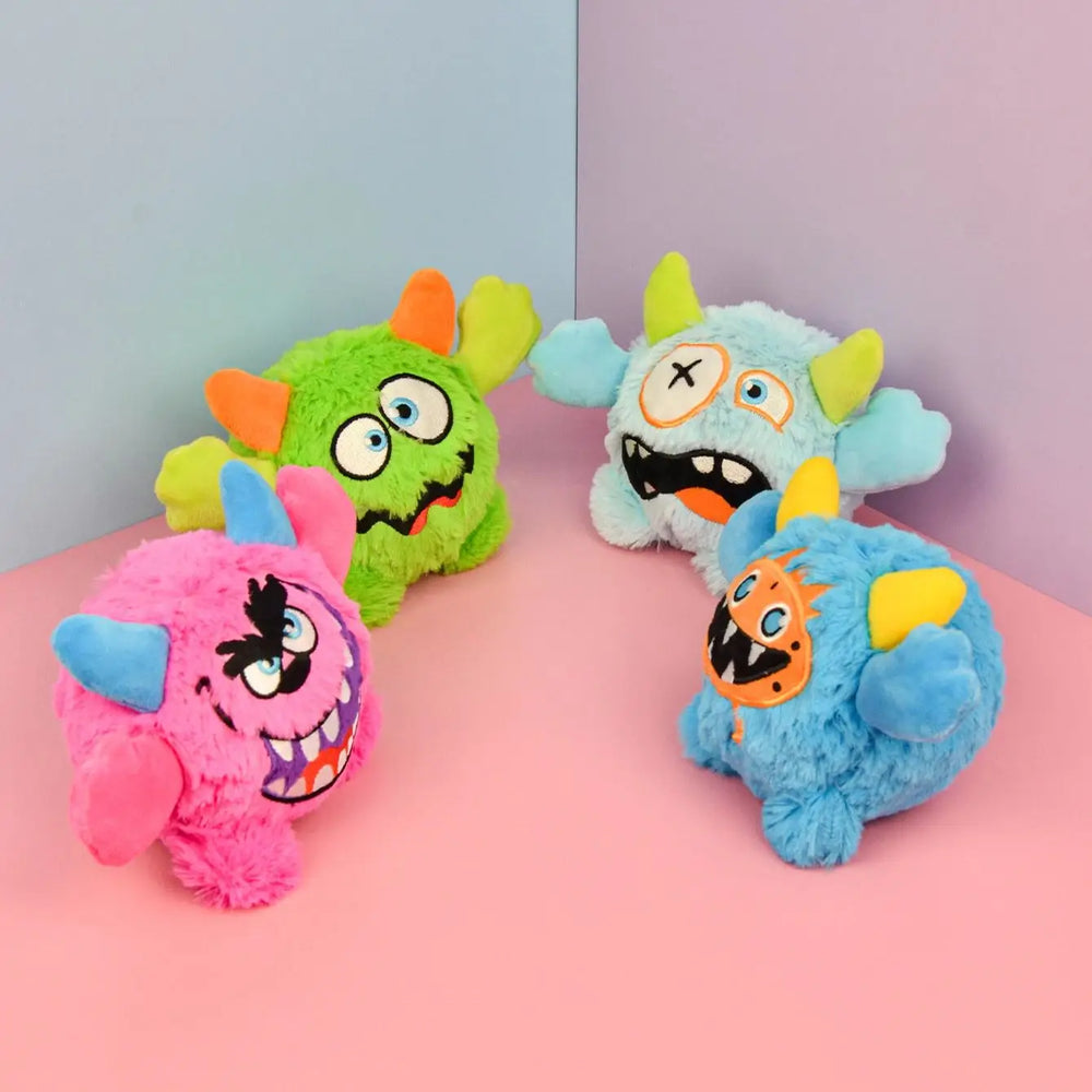 2-in-1 Moving Plush Squeaky Dog Ball | Interactive Motion Toy for Small Dogs | Halloween Pet Gift