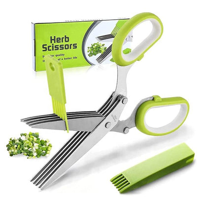 5 Blades Kitchen Scissors