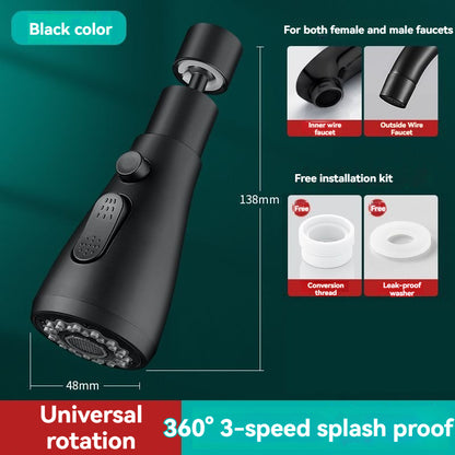 Pull and Splash Proof Faucet