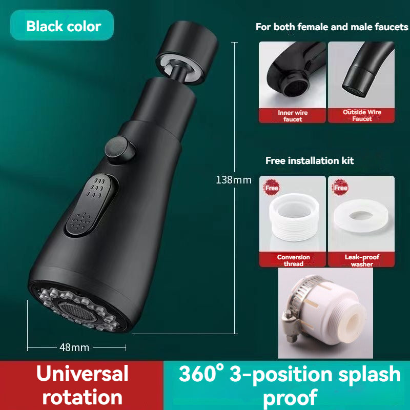 Pull and Splash Proof Faucet