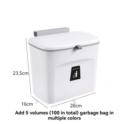 Wall-mounted Toilet Kitchen Trash Can