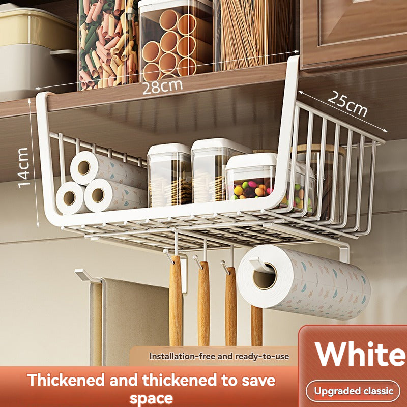 Punch-free Cabinet Tissue Holder