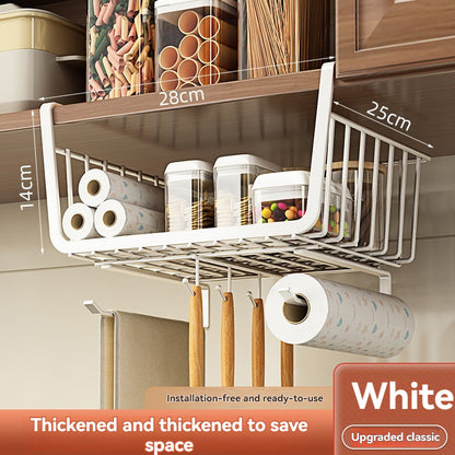 Punch-free Cabinet Tissue Holder