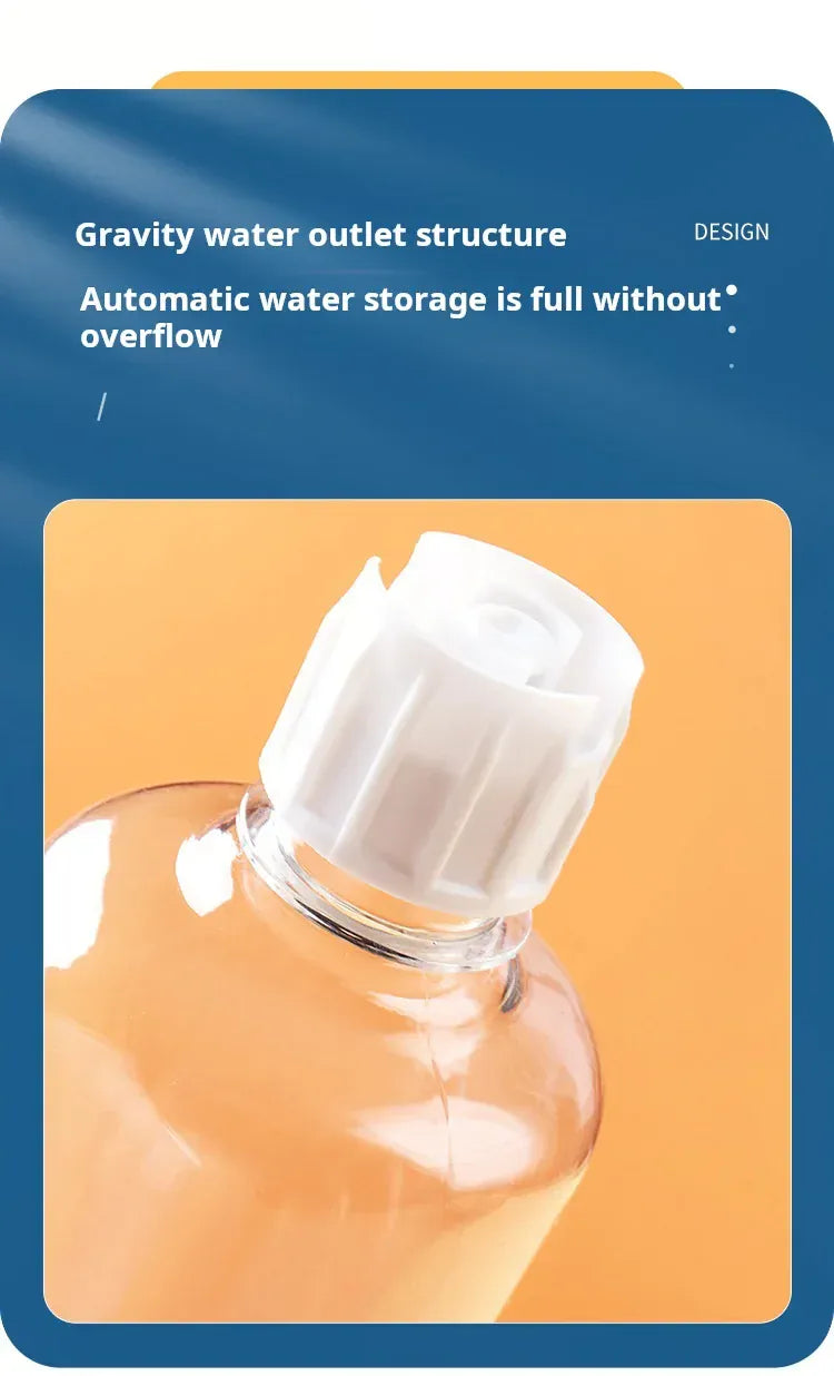 3-in-1 Ergonomic Cat Bowl Set - Tilted Food Dish with Gravity Water Dispenser