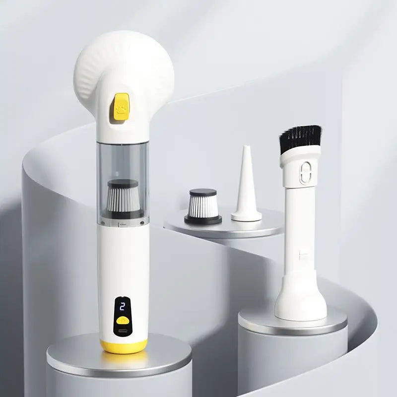 3-in-1 Pet Vacuum Groomer - Comb, Suction & Blow Dryer for Hair Removal