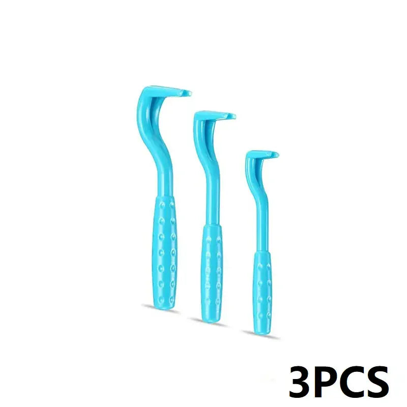 3-Pack Tick Remover Tweezers - Safe Flea & Mite Removal Tool for Dogs & Cats, Professional Tick Clamp Hook Pet Grooming Kit