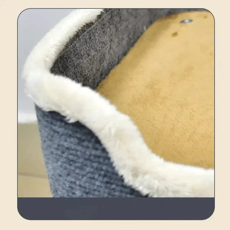 3-Tier Cat Condo with Hanging Toys - Multi-Level Covered Pet House