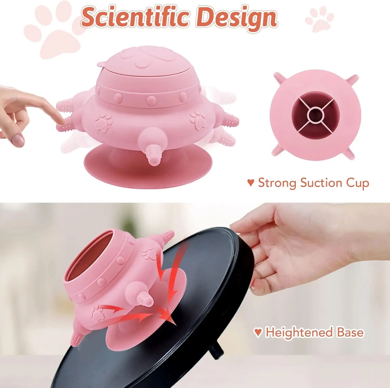 4-Nipple Newborn Pet Feeder - Milk Nursing Bowl for Puppies & Kittens