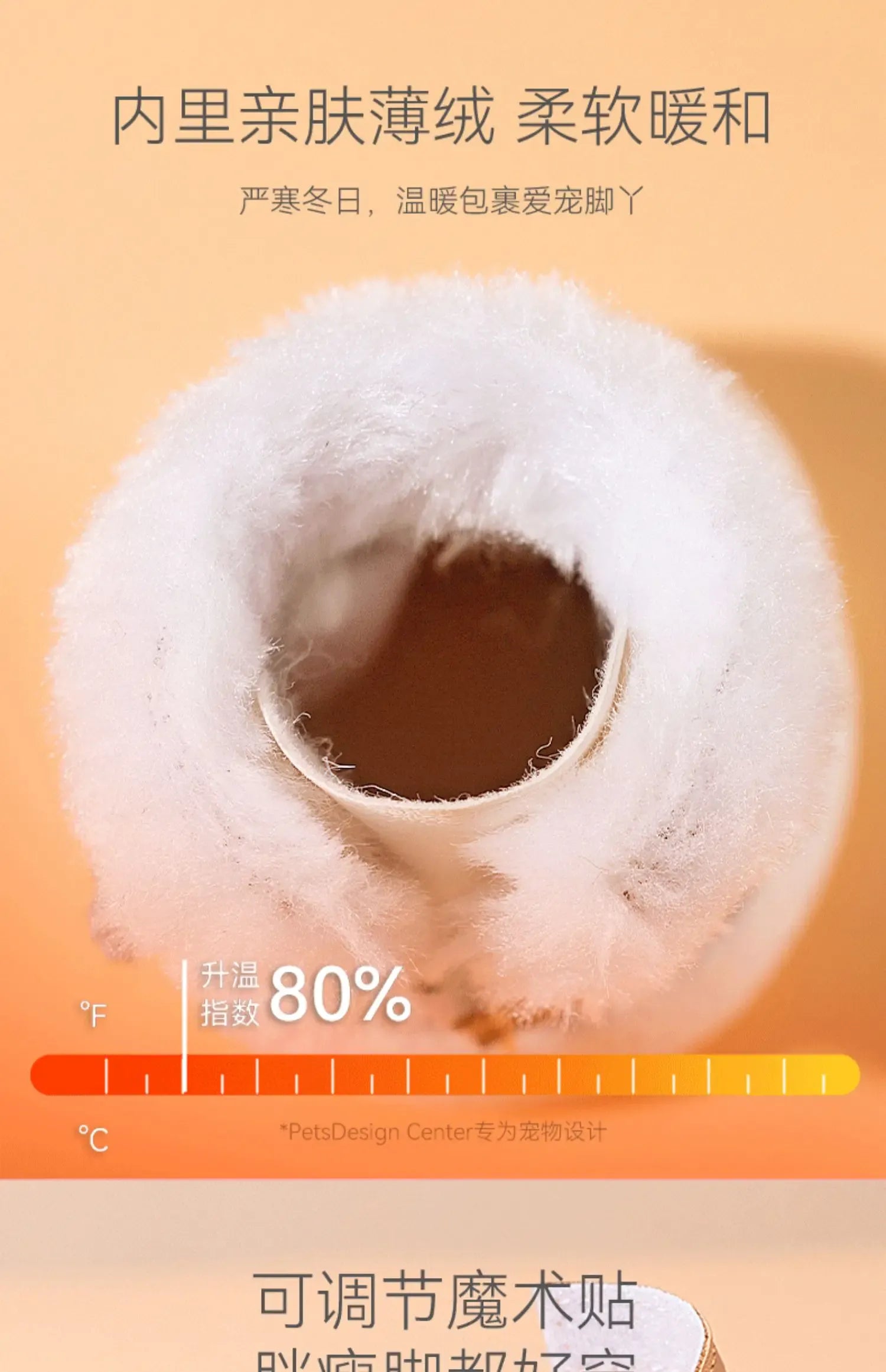 4-Pack Winter Pet Boots - Warm Anti-Slip Dog Shoes for Small Medium Dogs, Waterproof Snow Rain Boots with Secure Fasteners