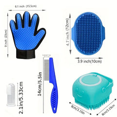 8-Piece Professional Pet Grooming Kit - Complete Hair & Care Set for Dogs & Cats