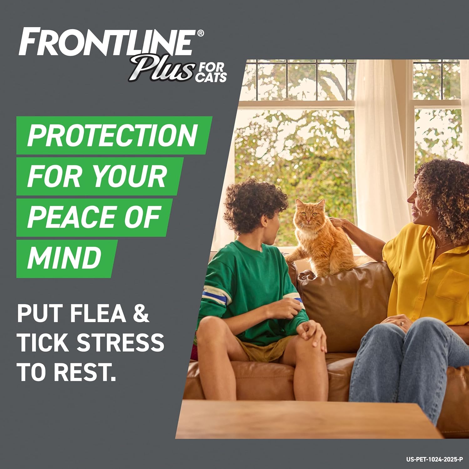 FRONTLINE Plus Flea & Tick Treatment for Cats: 6 Doses, For Cats Over 1.5 lbs.