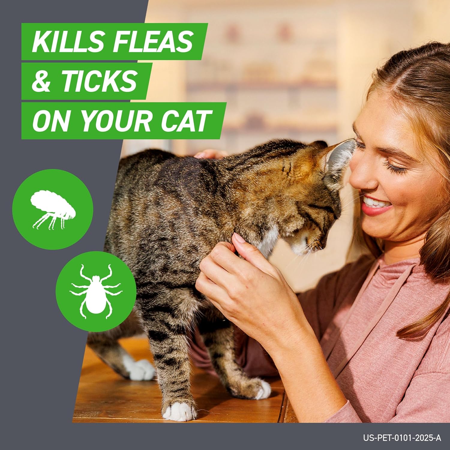 FRONTLINE Plus Flea & Tick Treatment for Cats: 6 Doses, For Cats Over 1.5 lbs.