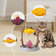 Creative Fun Cats Slow Feeding Snack Bowl Pet Interactive Food Leak Toys Dog Cat Grilled Fish Spinning Puzzle Toy Sniff Training