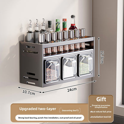 Kitchen Seasoning Box Rack