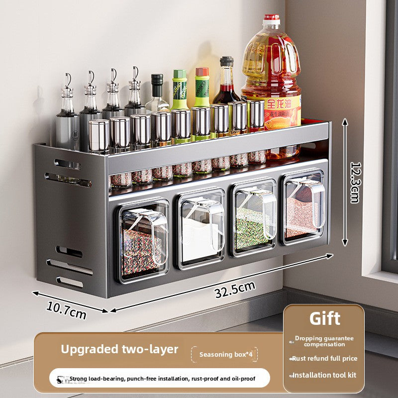 Kitchen Seasoning Box Rack