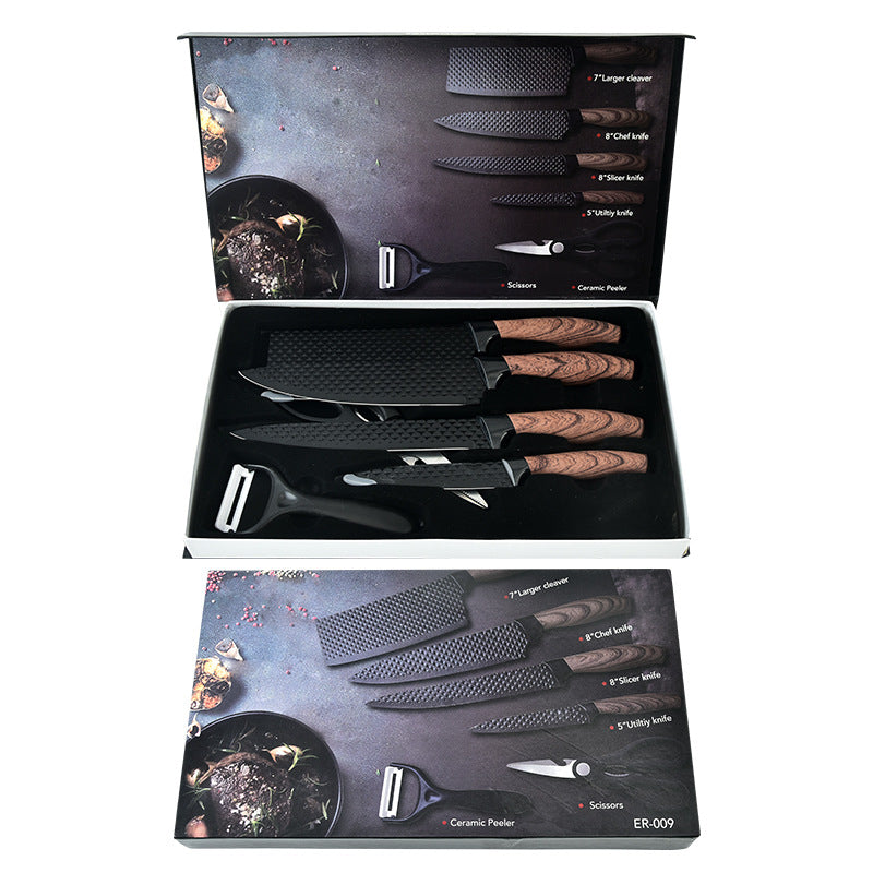 Household Kitchen Knife Set Of Six