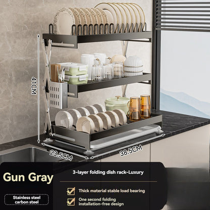 Countertop Folding Drain Rack