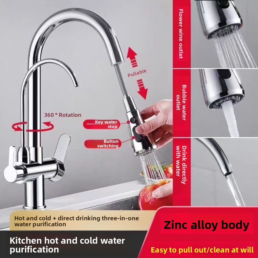 Faucet Three-in-one