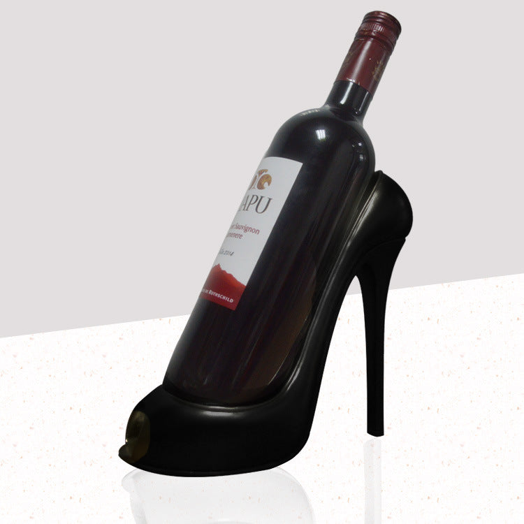 High-heeled Red Wine Rack