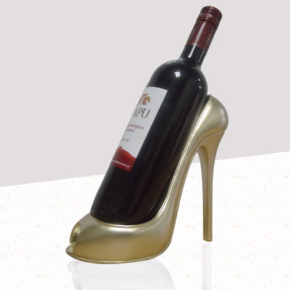 High-heeled Red Wine Rack