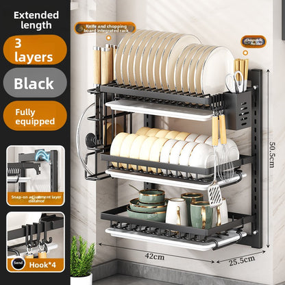 Wall-mounted Seasonings Rack