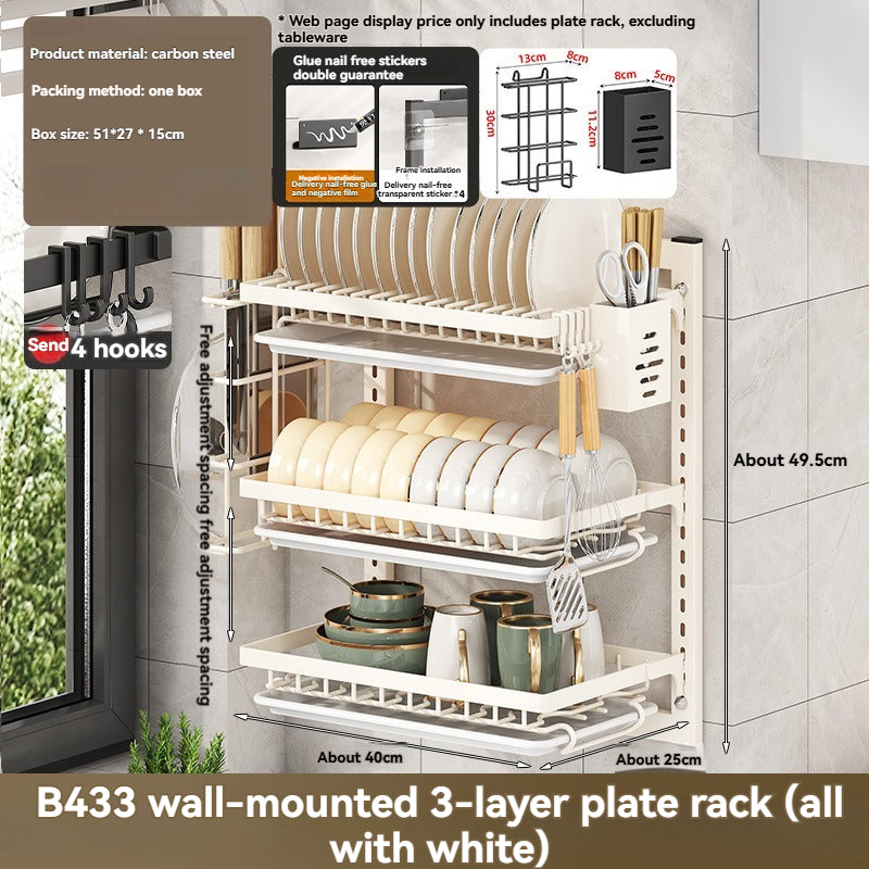 Wall-mounted Seasonings Rack