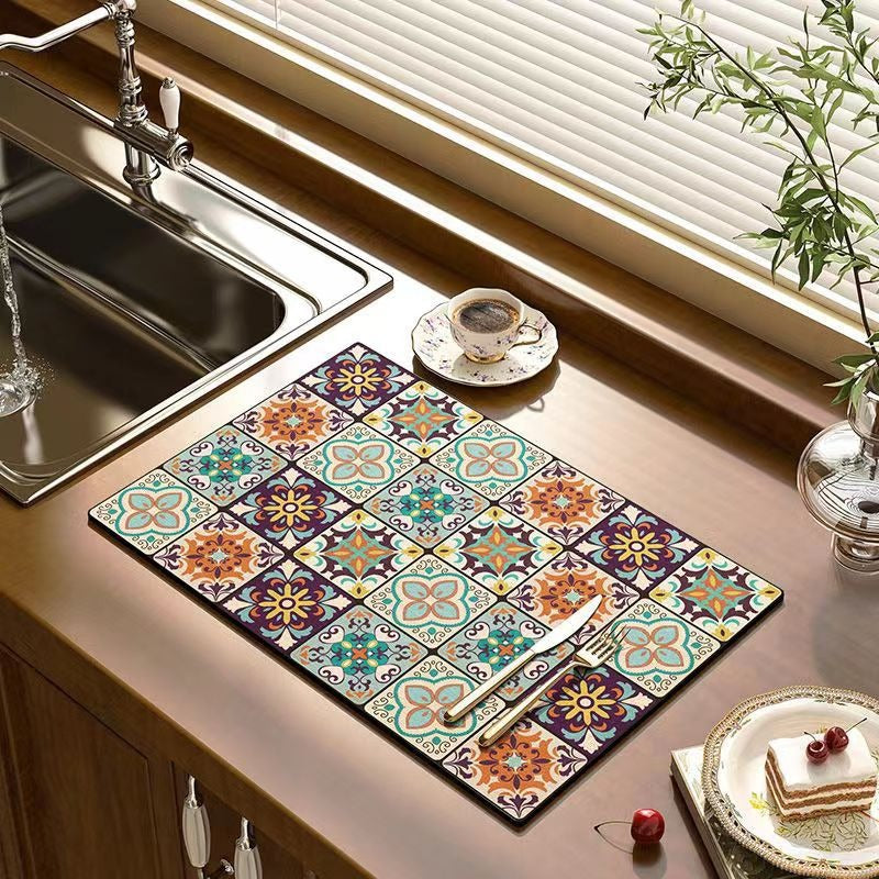 Kitchen Countertop Drain Mat