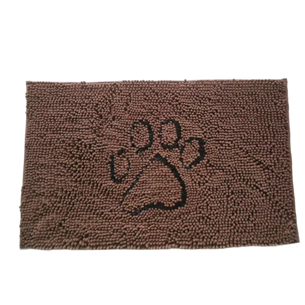 Thickened Chenille Embroidered Bathroom Mat