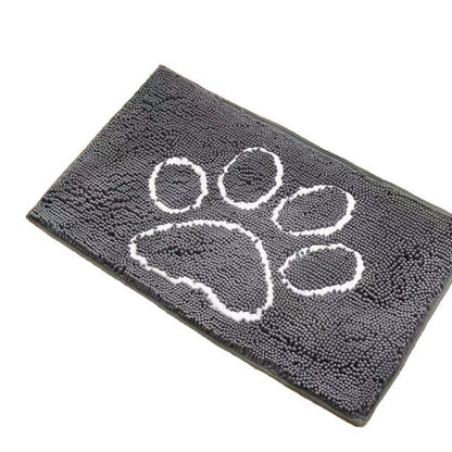 Thickened Chenille Embroidered Bathroom Mat