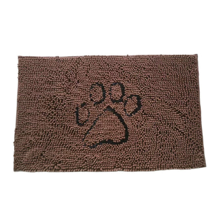 Thickened Chenille Embroidered Bathroom Mat