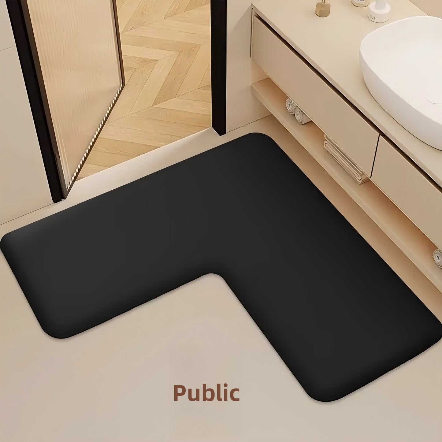 L-shaped foot pad