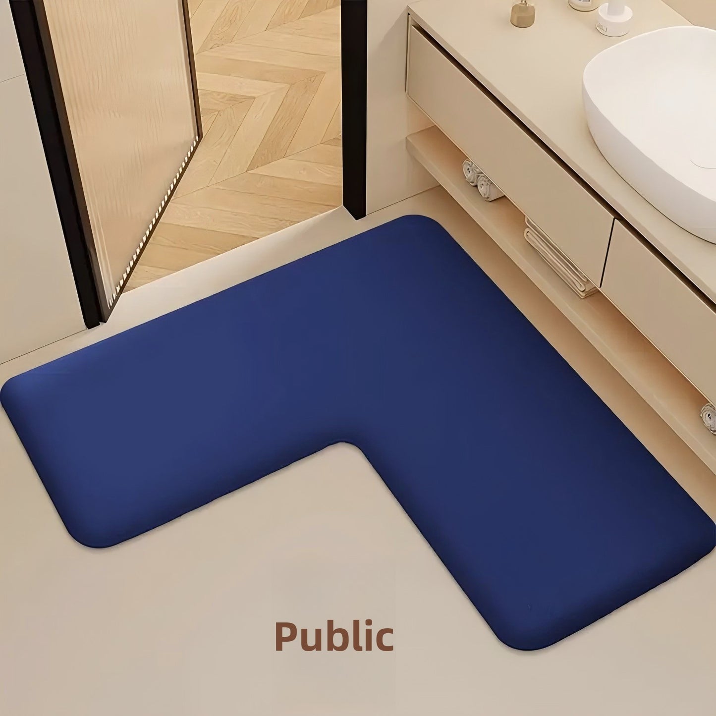 L-shaped foot pad