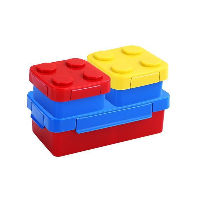 Fun Children's Pixel Building Blocks Lunch Box