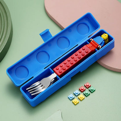 Fun Children's Pixel Building Blocks Lunch Box