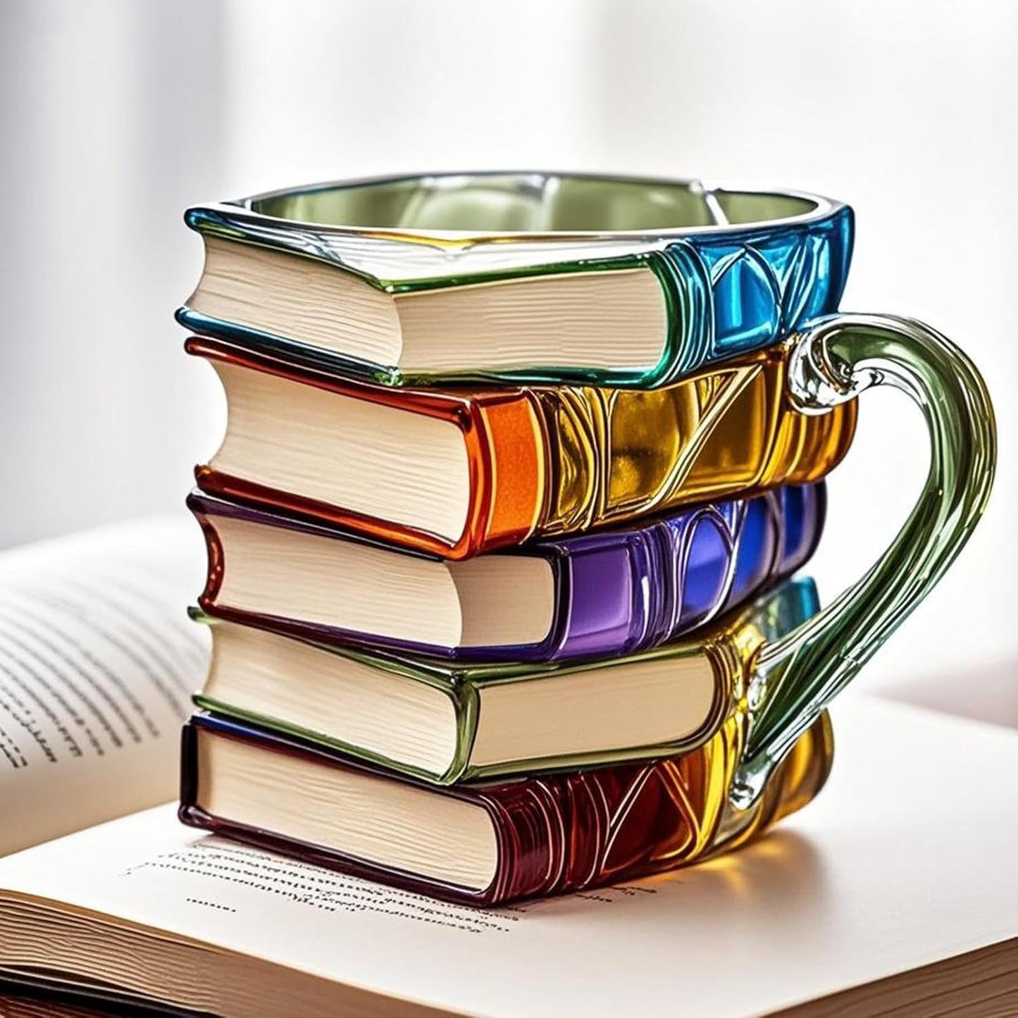 Painted Book Cup