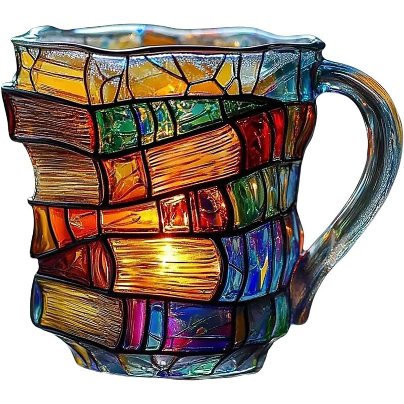 Painted Book Cup