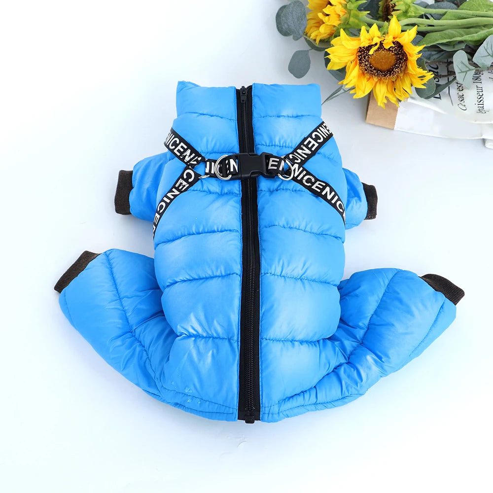 Winter Pet Dog Clothes Super Warm Dog Jacket Coat Waterproof Small Medium Large Dogs Pet Clothing Jumpsuit For French Bulldog