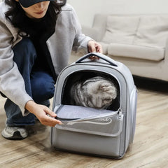 Luxury Pet Carrier Backpack for Cats & Dogs – Portable Folding Travel Bag | Water-Resistant, Comfortable & Stylish Design